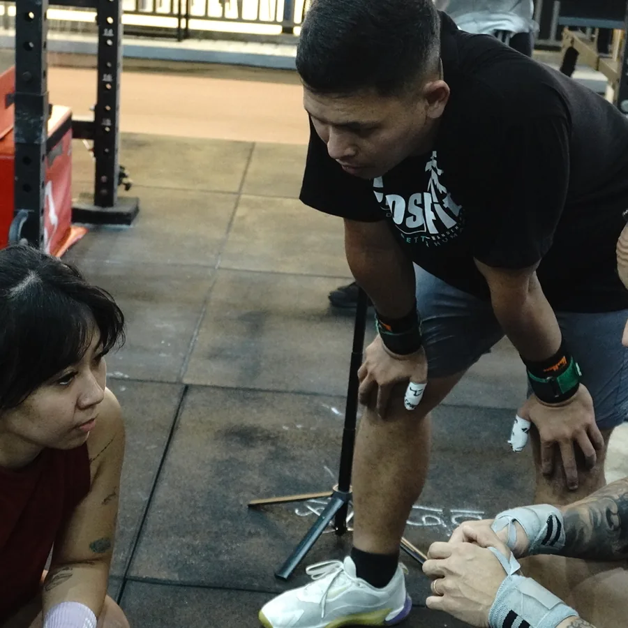 Coaching session at CrossFit ENGINE